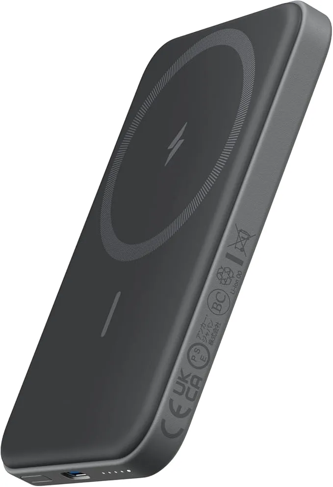 Anker 621 Magnetic Portable Charger (MagGo), 5000mAh Wireless Power Bank