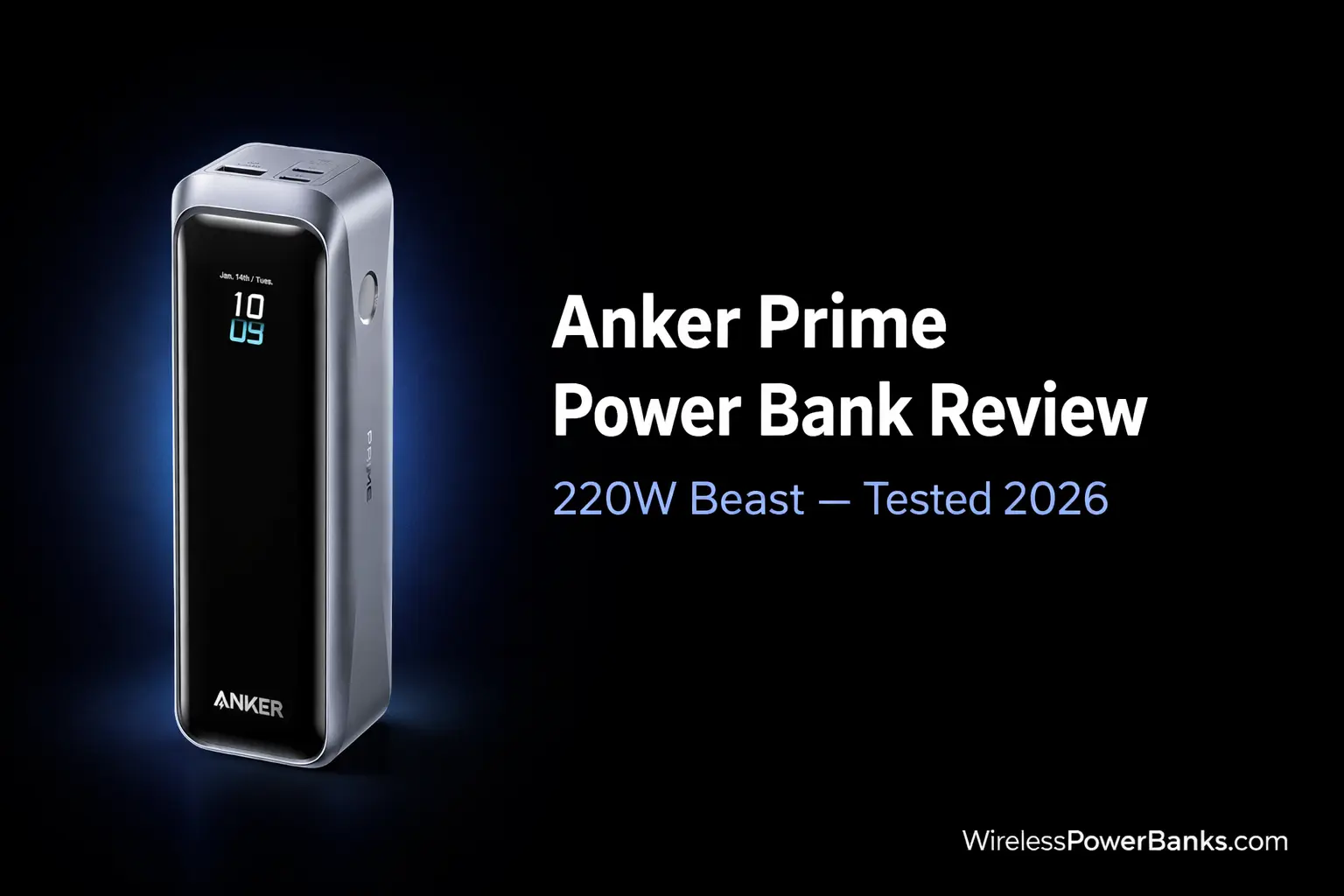 Anker Prime Power Bank Review: 220W Beast (2026)
