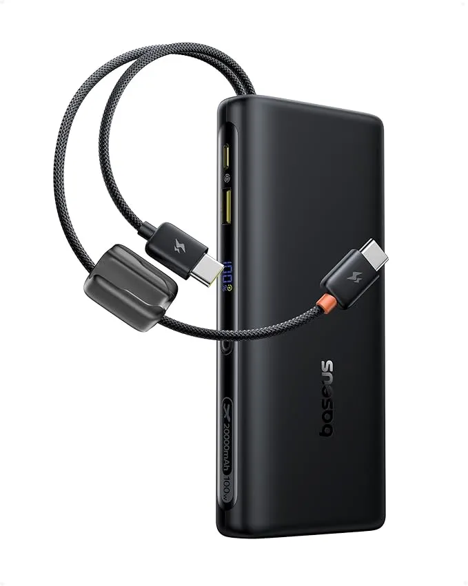 Baseus 10000mAh Power Bank 20W Fast Charging with USB-C Cable