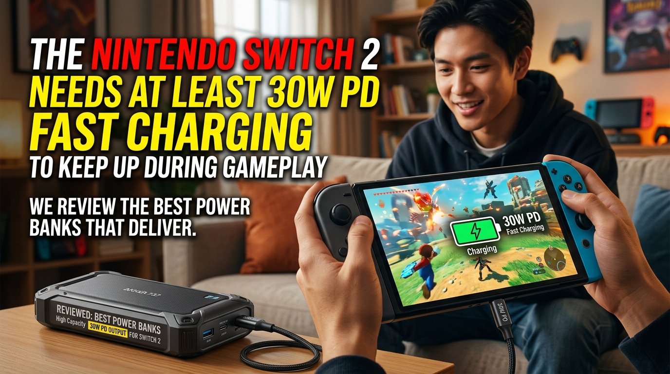 Best Power Banks for Nintendo Switch 2 (2026 Guide)