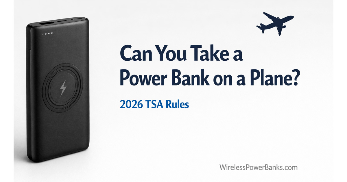 Can You Take a Power Bank on a Plane? (2026 TSA Rules)